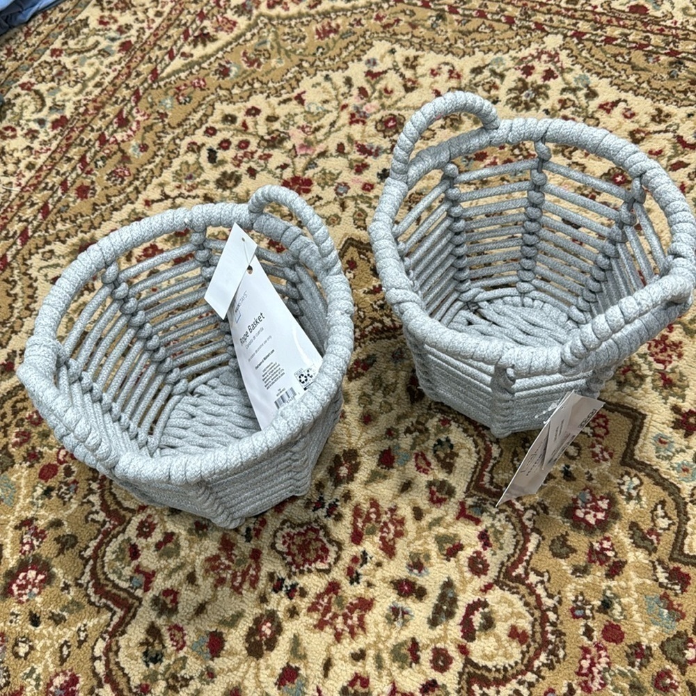 1 Rope basket for multiple purposes